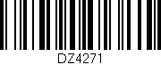 Código de barras (EAN, GTIN, SKU, ISBN): 'DZ4271'