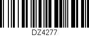 Código de barras (EAN, GTIN, SKU, ISBN): 'DZ4277'
