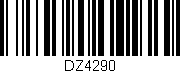 Código de barras (EAN, GTIN, SKU, ISBN): 'DZ4290'