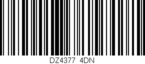 Código de barras (EAN, GTIN, SKU, ISBN): 'DZ4377/4DN'