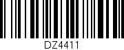 Código de barras (EAN, GTIN, SKU, ISBN): 'DZ4411'