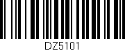 Código de barras (EAN, GTIN, SKU, ISBN): 'DZ5101'
