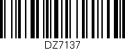 Código de barras (EAN, GTIN, SKU, ISBN): 'DZ7137'