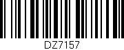 Código de barras (EAN, GTIN, SKU, ISBN): 'DZ7157'