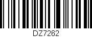 Código de barras (EAN, GTIN, SKU, ISBN): 'DZ7262'