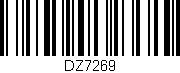 Código de barras (EAN, GTIN, SKU, ISBN): 'DZ7269'