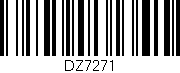 Código de barras (EAN, GTIN, SKU, ISBN): 'DZ7271'