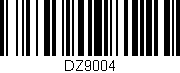 Código de barras (EAN, GTIN, SKU, ISBN): 'DZ9004'