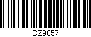 Código de barras (EAN, GTIN, SKU, ISBN): 'DZ9057'