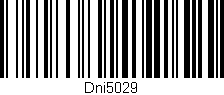 Código de barras (EAN, GTIN, SKU, ISBN): 'Dni5029'