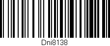 Código de barras (EAN, GTIN, SKU, ISBN): 'Dni8138'