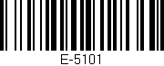 Código de barras (EAN, GTIN, SKU, ISBN): 'E-5101'