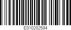 Código de barras (EAN, GTIN, SKU, ISBN): 'E010202594'