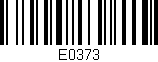 Código de barras (EAN, GTIN, SKU, ISBN): 'E0373'