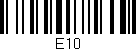 Código de barras (EAN, GTIN, SKU, ISBN): 'E10'