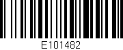 Código de barras (EAN, GTIN, SKU, ISBN): 'E101482'