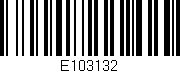 Código de barras (EAN, GTIN, SKU, ISBN): 'E103132'