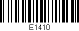 Código de barras (EAN, GTIN, SKU, ISBN): 'E1410'