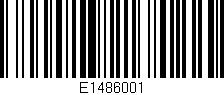 Código de barras (EAN, GTIN, SKU, ISBN): 'E1486001'