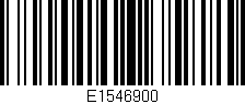 Código de barras (EAN, GTIN, SKU, ISBN): 'E1546900'