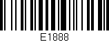 Código de barras (EAN, GTIN, SKU, ISBN): 'E1888'