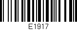 Código de barras (EAN, GTIN, SKU, ISBN): 'E1917'