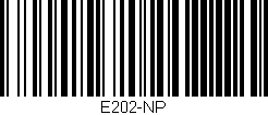 Código de barras (EAN, GTIN, SKU, ISBN): 'E202-NP'