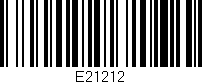 Código de barras (EAN, GTIN, SKU, ISBN): 'E21212'