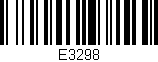 Código de barras (EAN, GTIN, SKU, ISBN): 'E3298'