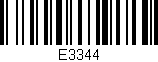 Código de barras (EAN, GTIN, SKU, ISBN): 'E3344'