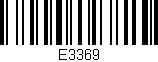 Código de barras (EAN, GTIN, SKU, ISBN): 'E3369'