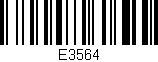 Código de barras (EAN, GTIN, SKU, ISBN): 'E3564'