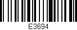 Código de barras (EAN, GTIN, SKU, ISBN): 'E3694'