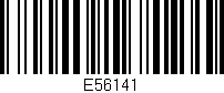 Código de barras (EAN, GTIN, SKU, ISBN): 'E56141'