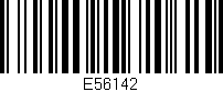 Código de barras (EAN, GTIN, SKU, ISBN): 'E56142'