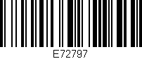 Código de barras (EAN, GTIN, SKU, ISBN): 'E72797'