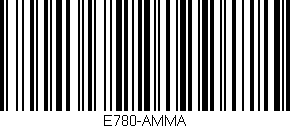 Código de barras (EAN, GTIN, SKU, ISBN): 'E780-AMMA'