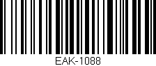 Código de barras (EAN, GTIN, SKU, ISBN): 'EAK-1088'