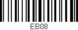 Código de barras (EAN, GTIN, SKU, ISBN): 'EB08'
