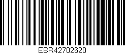 Código de barras (EAN, GTIN, SKU, ISBN): 'EBR42702620'