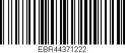 Código de barras (EAN, GTIN, SKU, ISBN): 'EBR44371222'