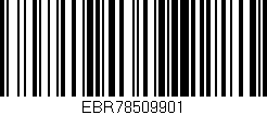 Código de barras (EAN, GTIN, SKU, ISBN): 'EBR78509901'