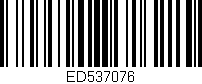Código de barras (EAN, GTIN, SKU, ISBN): 'ED537076'