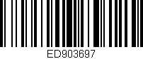 Código de barras (EAN, GTIN, SKU, ISBN): 'ED903697'