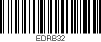 Código de barras (EAN, GTIN, SKU, ISBN): 'EDRB32'