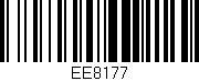 Código de barras (EAN, GTIN, SKU, ISBN): 'EE8177'