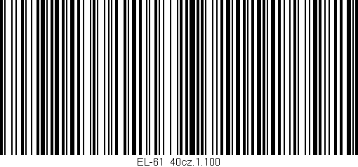 Código de barras (EAN, GTIN, SKU, ISBN): 'EL-61_40cz.1.100'