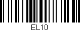 Código de barras (EAN, GTIN, SKU, ISBN): 'EL10'