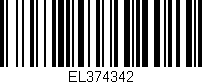 Código de barras (EAN, GTIN, SKU, ISBN): 'EL374342'