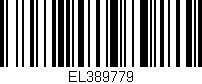 Código de barras (EAN, GTIN, SKU, ISBN): 'EL389779'